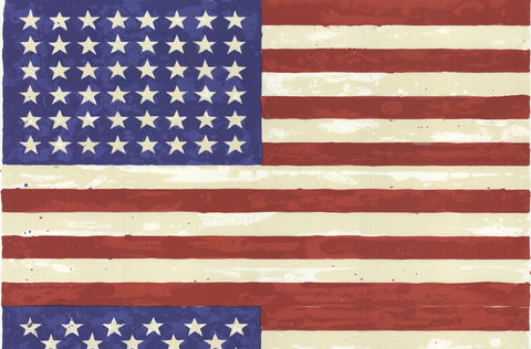 JASPER JOHNS The 50th Anniversary of the Whitney Museum of American Art (Double Flag), 1979