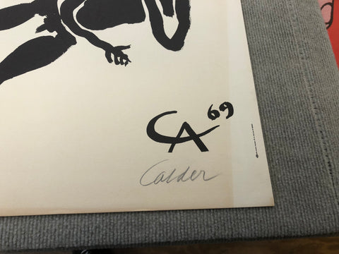 ALEXANDER CALDER Fete de L’Humanite, 1969 - Signed
