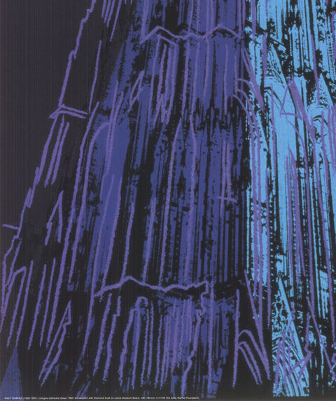 ANDY WARHOL Koln Cathedral Blue, 1993