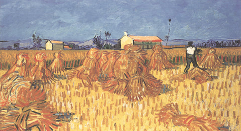 VINCENT VAN GOGH Corn Harvest in Provence, 2006