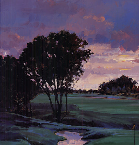 ROBERT SCHAAR Sunset Golfing, 1992