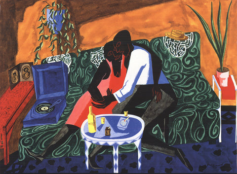 JACOB LAWRENCE The Lovers, 1995