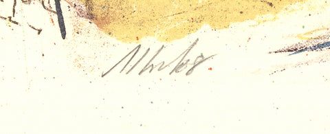 UNKNOWN ARTIST Marche provincial, 1975 - Signed