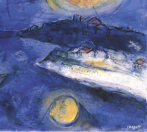 MARC CHAGALL Lovers in the Barque, 2007