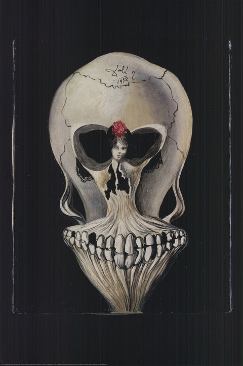 SALVADOR DALI Ballerina in a Skull, 2001
