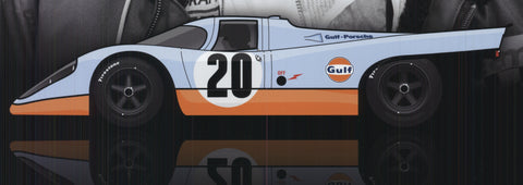 ARTIST UNKNOWN Steve McQueen Gulf Porsche 917 Le Mans 1970