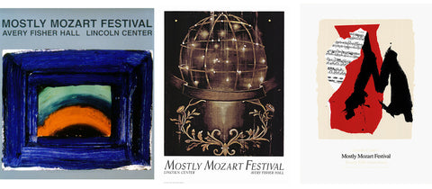 Bundle- 3 Assorted Various Artists Mostly Mozart Festival Serigraphs