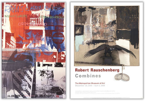 Bundle- 2 Assorted Robert Rauschenberg Authentic Posters