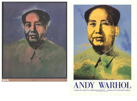 Bundle- 2 Assorted Andy Warhol Mao Posters