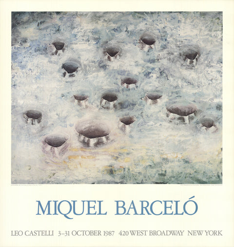MIGUEL BARCELO Fifteen Holes, 1987