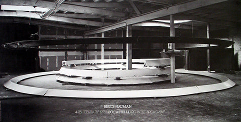 BRUCE NAUMAN Installation at Leo Castelli's, 1978