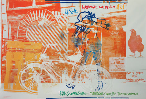 ROBERT RAUSCHENBERG Bicycle, National Gallery, 1991