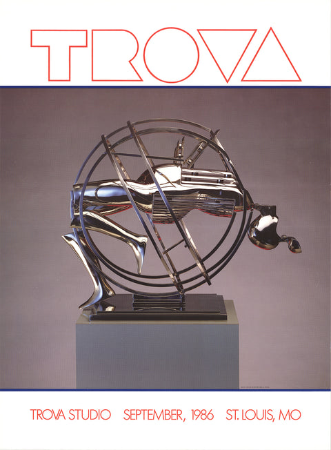 ERNEST TROVA Figure in Sphere, 1986