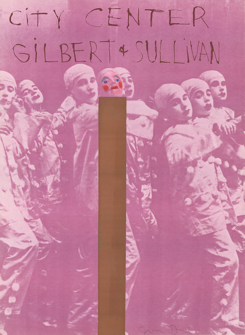 JIM DINE Gilbert And Sullivan at the City Center, 1968 - Signed