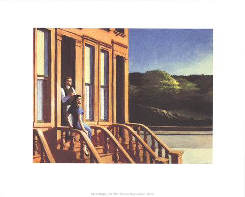EDWARD HOPPER Sunlight on the Brownstones, 1997