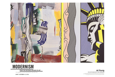ROY LICHTENSTEIN Painting with Statue of Liberty, 2014