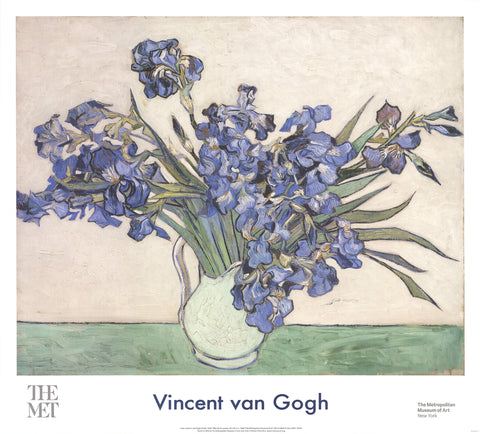 VINCENT VAN GOGH Irises in a Vase, 2016