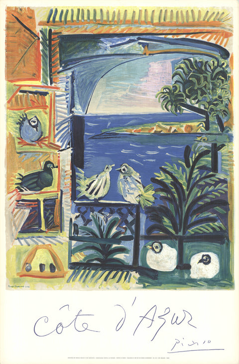 PABLO PICASSO Cote D'Azur, 1962