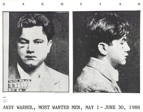 ANDY WARHOL Most Wanted Men, No. 2 John Victor G., 1988