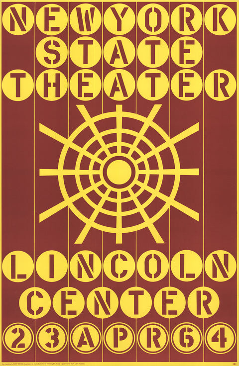 ROBERT INDIANA New York State Theater, Lincoln Center, 1964