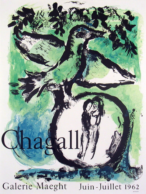 MARC CHAGALL Oiseau Vert, 1962
