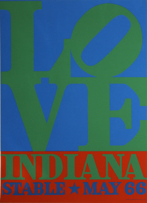 ROBERT INDIANA LOVE-Stable, 1971