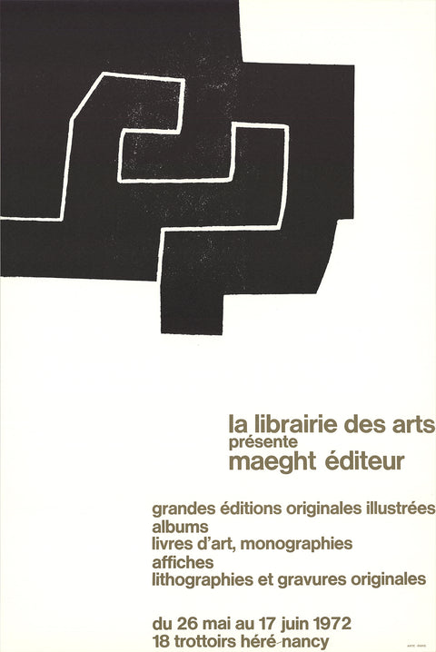 EDUARDO CHILLIDA La Librairie des Arts, 1972