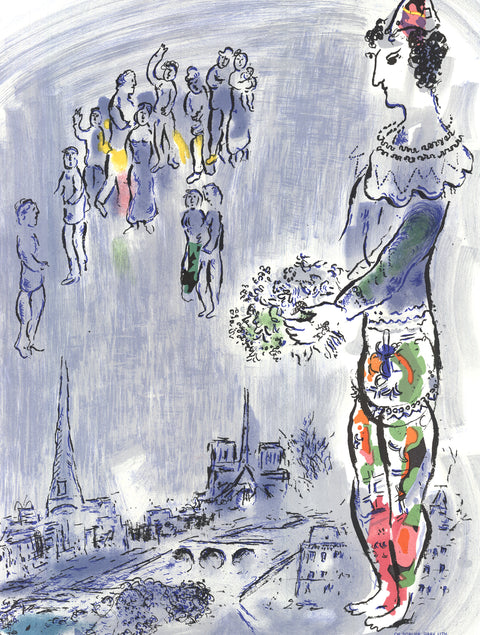 MARC CHAGALL The Magician Of Paris, 1970