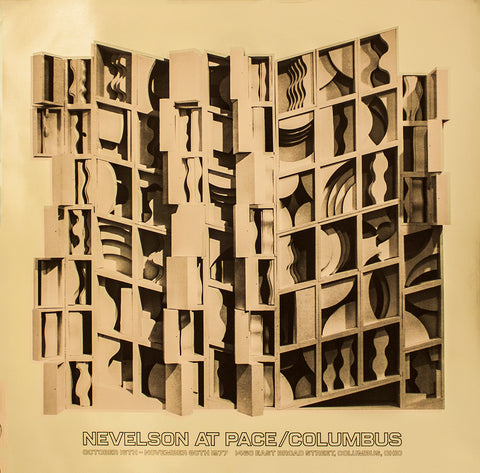 LOUISE NEVELSON At Pace Columbus (Gold), 1977