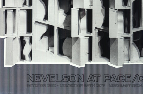 LOUISE NEVELSON At Pace Columbus (Silver), 1977 - Signed