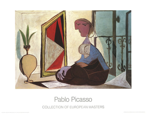 PABLO PICASSO Femme au Miroir, 1989