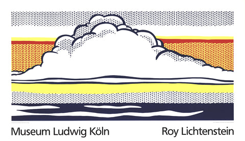 ROY LICHTENSTEIN Cloud And Sea, 1989