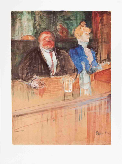 Henri de Toulouse-Lautrec Bar, box of 10 Notecard