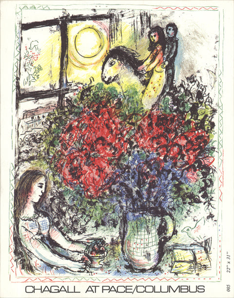 Marc Chagall La Chevauchee x 50 cards Postcard