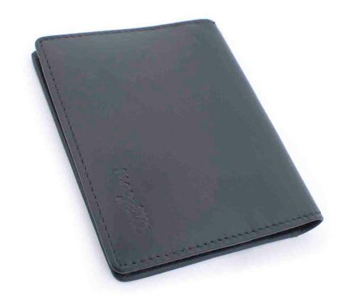 Rene Magritte Embossed Leather Wallet Credit Card Holder