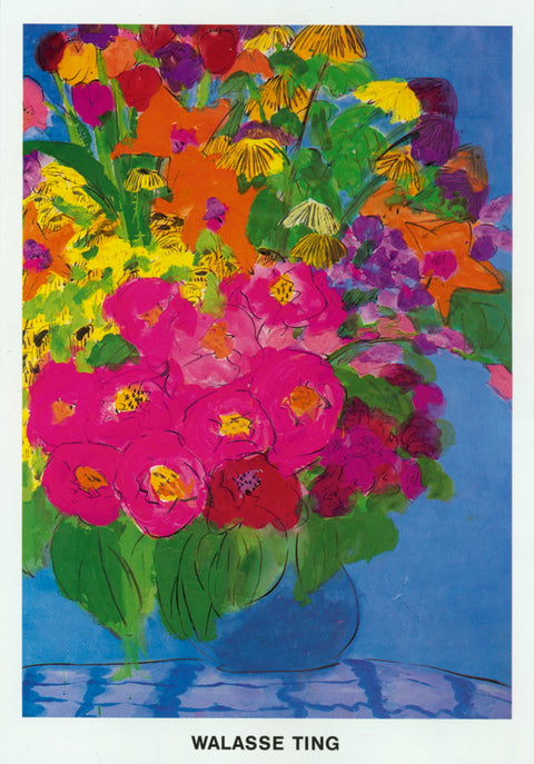 WALASSE TING Flowers, 1989