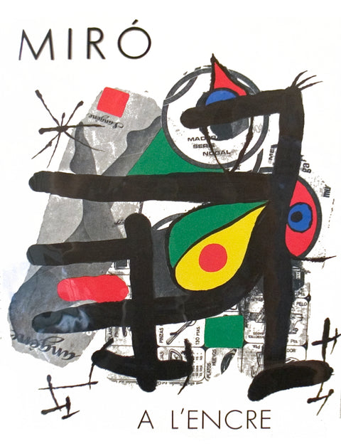 Joan Miro A L'encre, 1972
