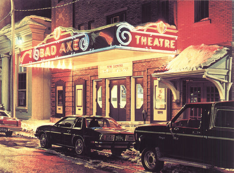DAVIS CONE Bad Axe Theater, Michigan, 1995 - Signed