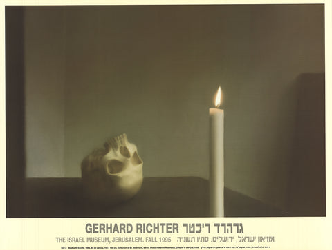 GERHARD RICHTER Skull with Candle, 1995
