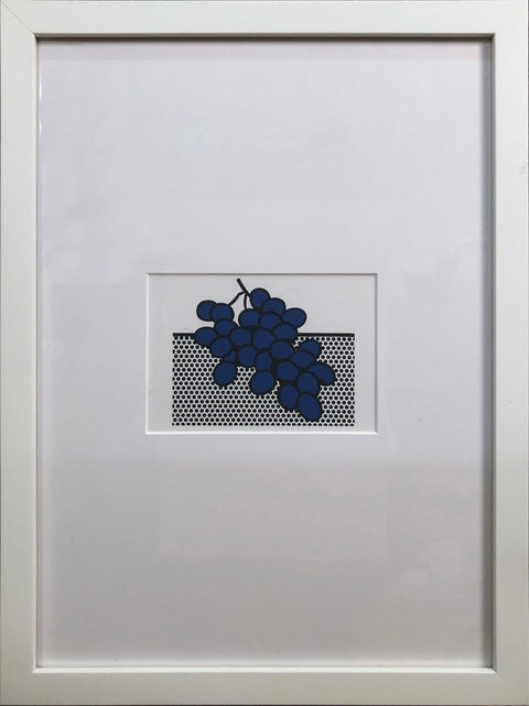 ROY LICHTENSTEIN Blue Grapes Invitation, 1972