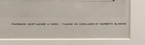 HENRY DELACROIX Pharmacie Saint-Lazare a Paris, 1930