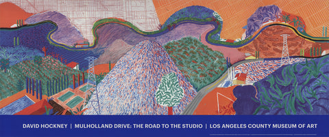 DAVID HOCKNEY Mulholland Drive: The Road to the Studio, 2021