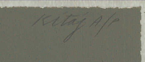 R.B. KITAJ Baghdad, 1972 - Signed