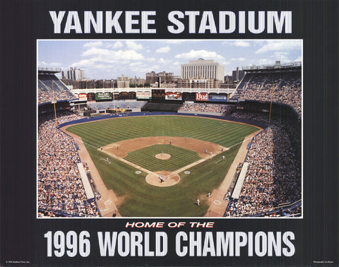 IRA ROSEN Yankee Stadium - Home of the 1996 World Champions
