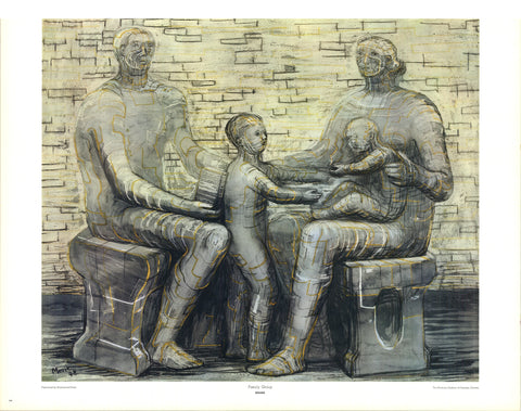 HENRY MOORE Family Group, 1992