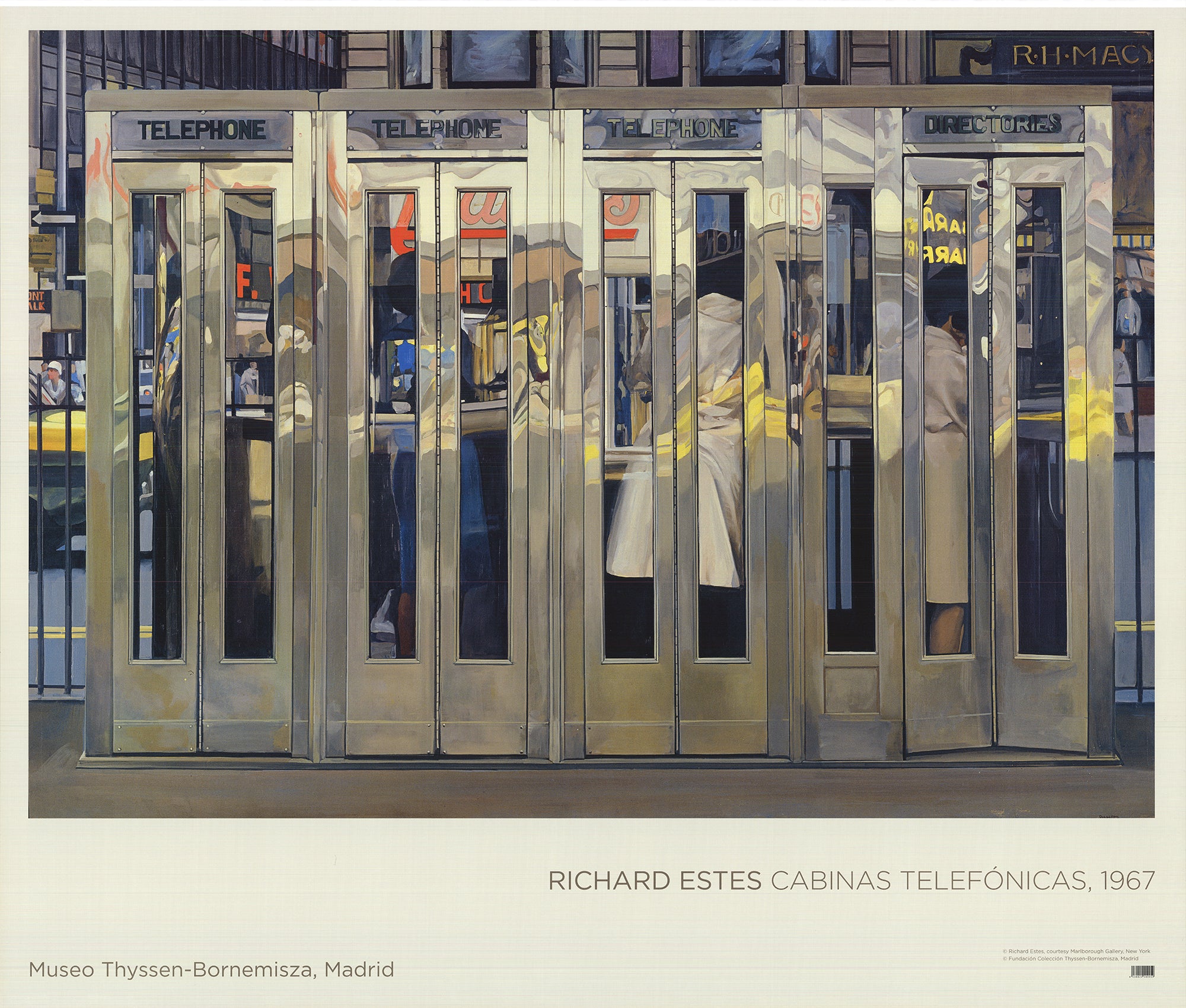 Telephone Booths - Estes, Richard. Museo Nacional Thyssen-Bornemisza