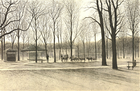 HAROLD ALTMAN Luxembourg Garden, 1970