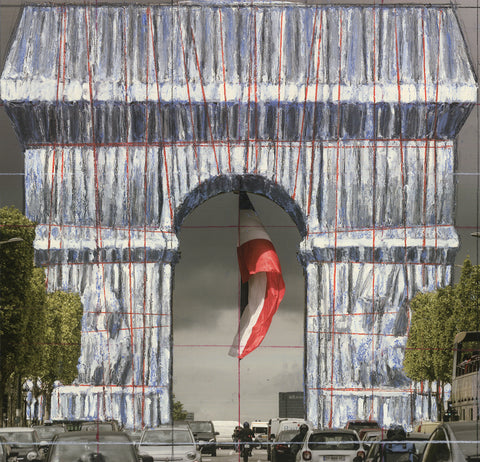 JAVACHEFF CHRISTO L'Arc de Triomph, Wrapped Project for Paris I, 2019