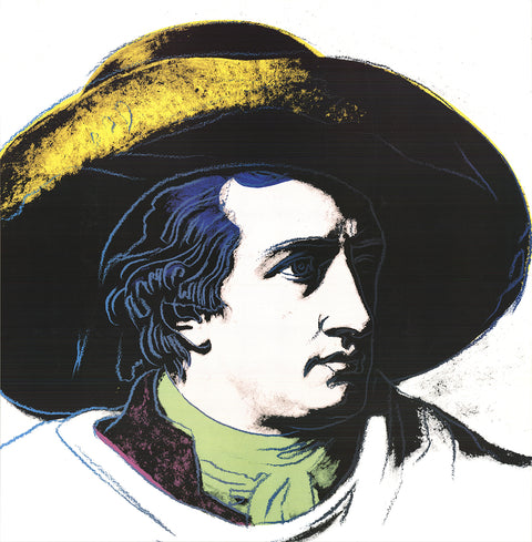 ANDY WARHOL Goethe Black and Yellow , 1990