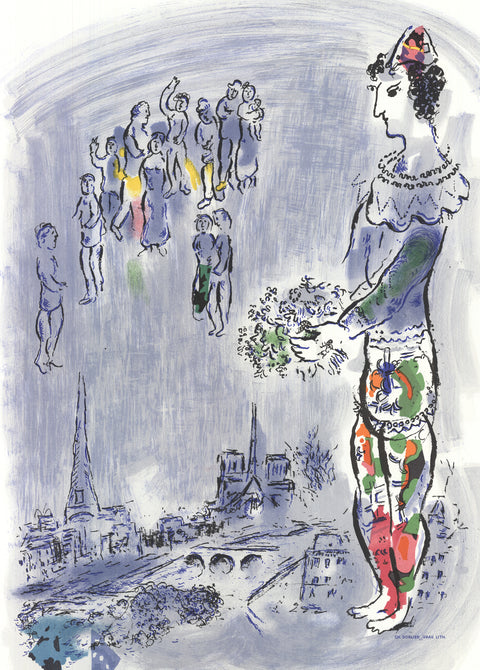 MARC CHAGALL The Magician of Paris, 1970